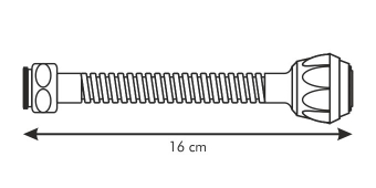 Приспособление для экономии воды со стальным шлангом PRESTO, арт. 111005
