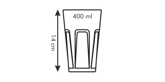 Стакан FAME 400 мл, арт. 306052