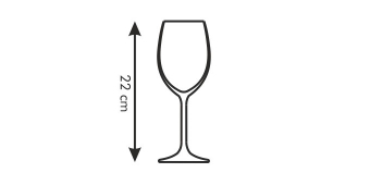 Бокалы для белого вина CHARLIE 350 мл, 6 шт, арт. 306420