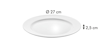 Тарелка мелкая OPUS STRIPES 27cm, арт. 385124