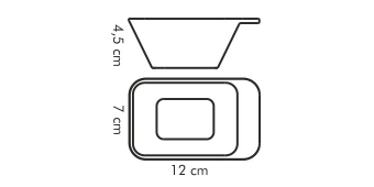 Миска для дрессинга глубокая GUSTITO 12x7 см, арт. 386012