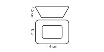 Миска для компота GUSTITO 14x10 см, арт. 386062