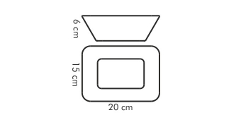 Миска салатная большая GUSTITO 20x15 см, арт. 386066