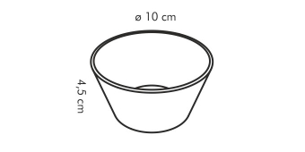 Миска круглая GUSTITO 10 см, арт. 386080