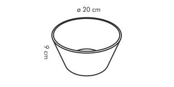 Миска круглая GUSTITO 20 см, арт. 386086