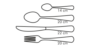 Столовые приборы CLASSIC, набор 24 шт, арт. 391406