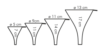 Воронки с ситом PRESTO 4 шт, арт. 420598