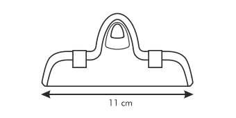 Клипса для пакетов PRESTO 11 см, 2 шт, арт. 420764