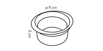 Миска для маффинов GUSTO, 9 см, 2 шт, арт. 622084