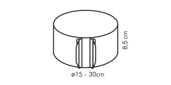 Регулируемая форма для торта DELICIA, круглая, 16 - 30 см, арт. 623380
