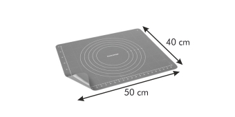 Поверхность для раскатки теста, с зажимом DELICIA SiliconPRIME 50x40 см, арт. 629448