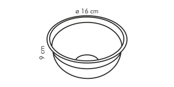 Миска DELICIA, 1.5 л, 16 см, арт. 630390