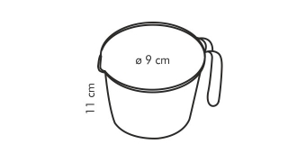 Измерительная емкость DELICIA с воронкой 0.5 л, арт. 630406