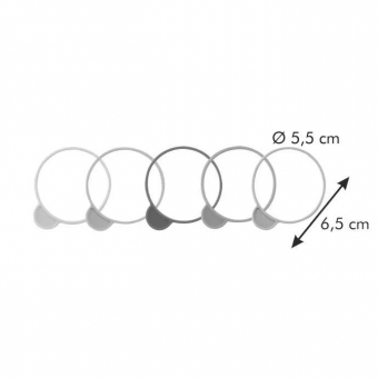 Резинки для запекания DELICIA, 5 шт., арт. 630572