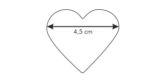 Форма для печенья DELICIA Сердце 4.5 см, арт. 631016