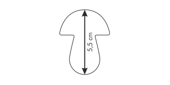 Форма для печенья DELICIA Гриб, арт. 631058