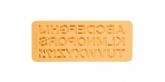 Силиконовые формочки DELICIA DECO, алфавит, арт. 633054