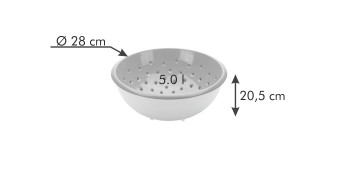 Дуршлаг с чашей VITAMINO d 28 см, 5,0 л., арт. 642794