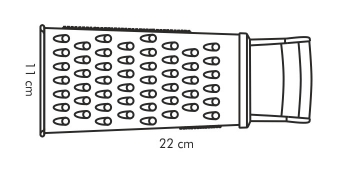 Большая терка HANDY с пластмассовой ручкой, арт. 643782