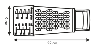 Терка  HANDY с измерительной емкостью, арт. 643788