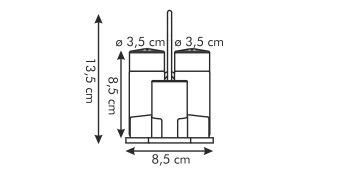 Набор для соли, перца и зубочисток CLUB, арт. 650322