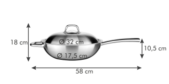 Сковорода Wok PRESIDENT 32 см, арт. 780282