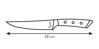 Порционный нож  AZZA 15 см, арт. 884533