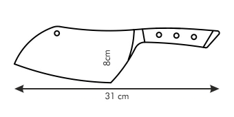 Топорик AZZA 17 см, арт. 884544