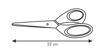 Домашние ножницы PRESTO, 22 см, арт. 888214