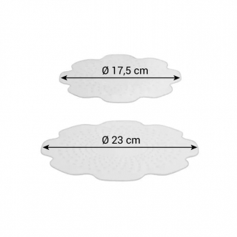 Крышки силиконовые 4FOOD эластичные на 17 и 23 см, набор из 2 шт, арт. 897110