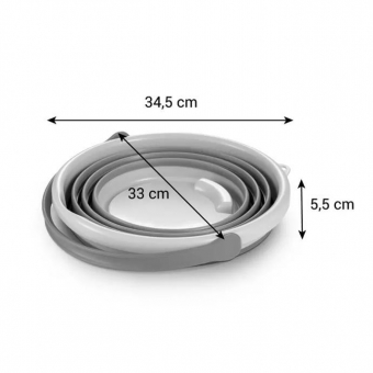 Ведро для уборки ProfiMATE 10 л, складное, арт.900948