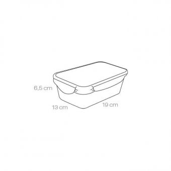 Контейнер Tescoma FRESHBOX 1.0 л, прямоугольный, арт. 892064